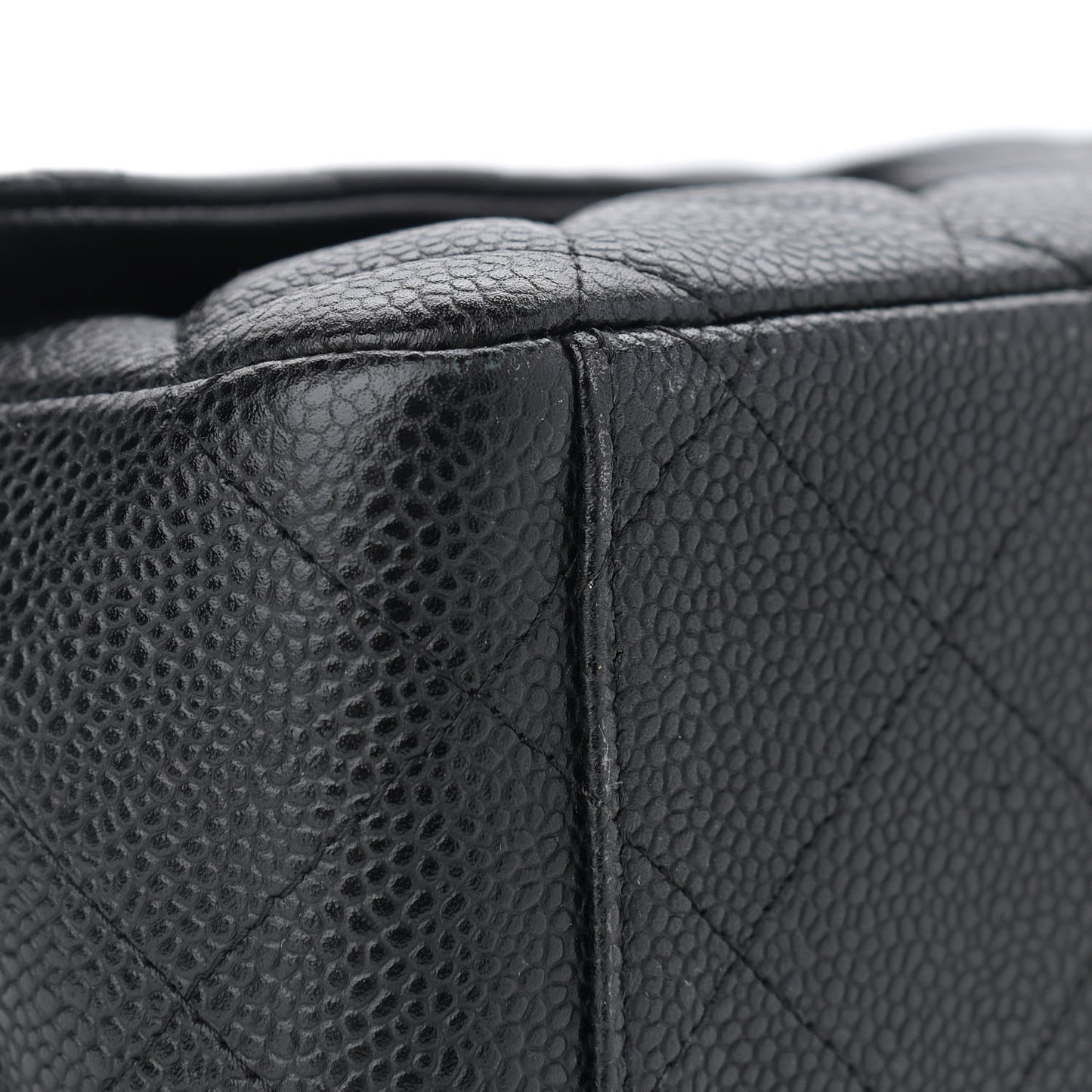 Caviar Quilted Maxi Single Flap Black