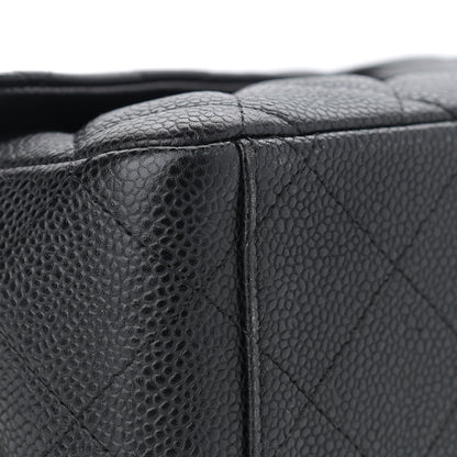 Chanel Caviar Quilted Maxi Single Flap Black 9 of 12