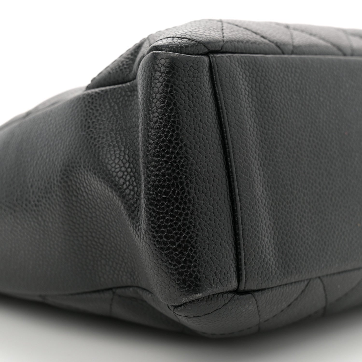Chanel Caviar Quilted Petit Shopping Tote PST Black 9 of 11