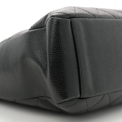 Chanel Caviar Quilted Petit Shopping Tote PST Black 9 of 11