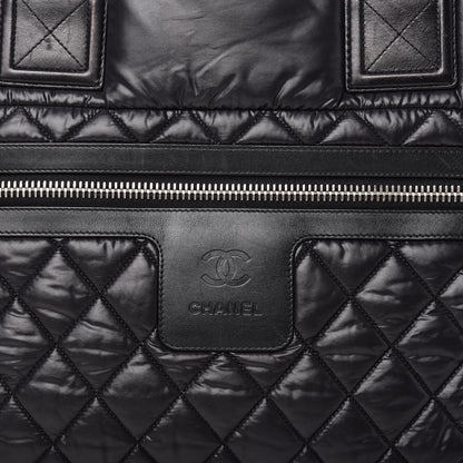 Chanel Nylon Quilted Large Coco Cocoon Tote Black 10 of 10