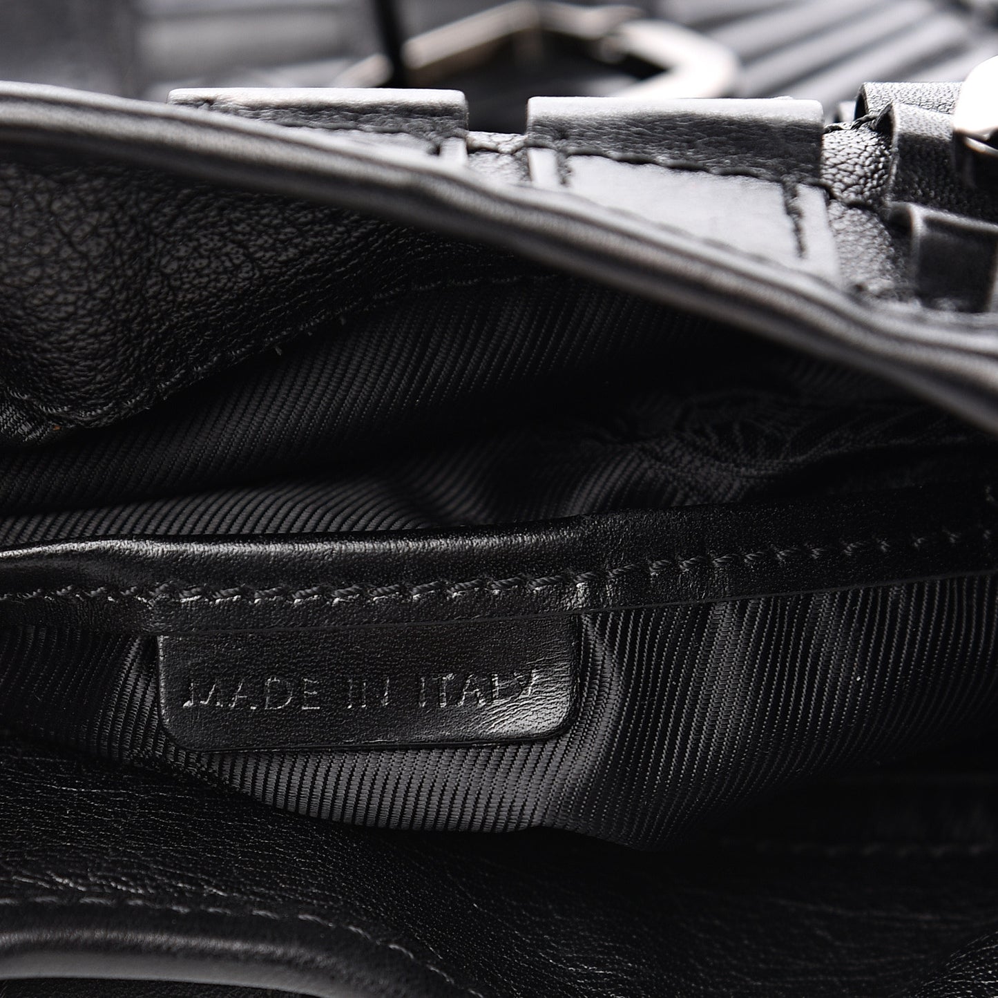 Calfskin Hobo Black