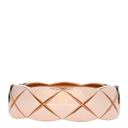 Chanel 18K Beige Gold Diamond Small Coco Crush Ring 55 8.5 3 of 5