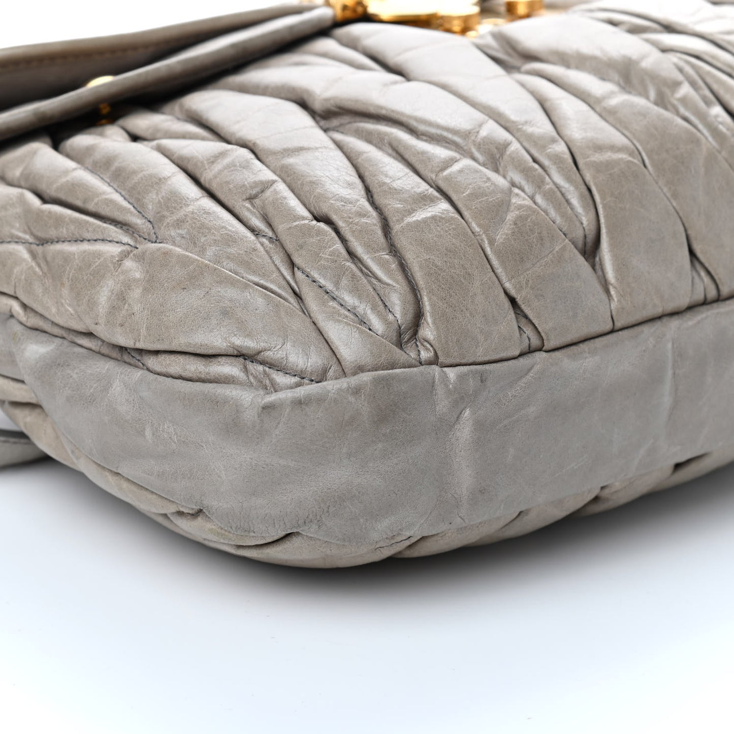Nappa Matelasse Coffer Hobo Fumo