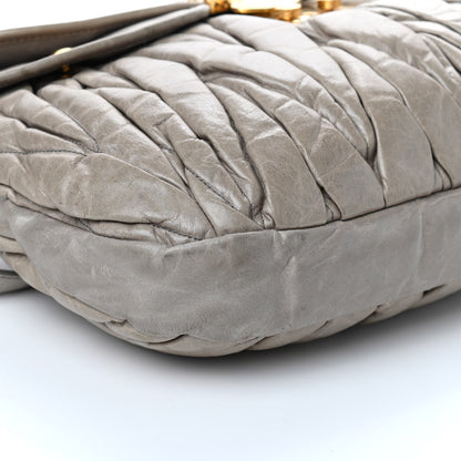 Miu Miu Nappa Matelasse Coffer Hobo Fumo 7 of 9
