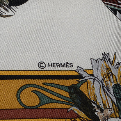 Hermes Silk Kachinas Scarf 90 4 of 5