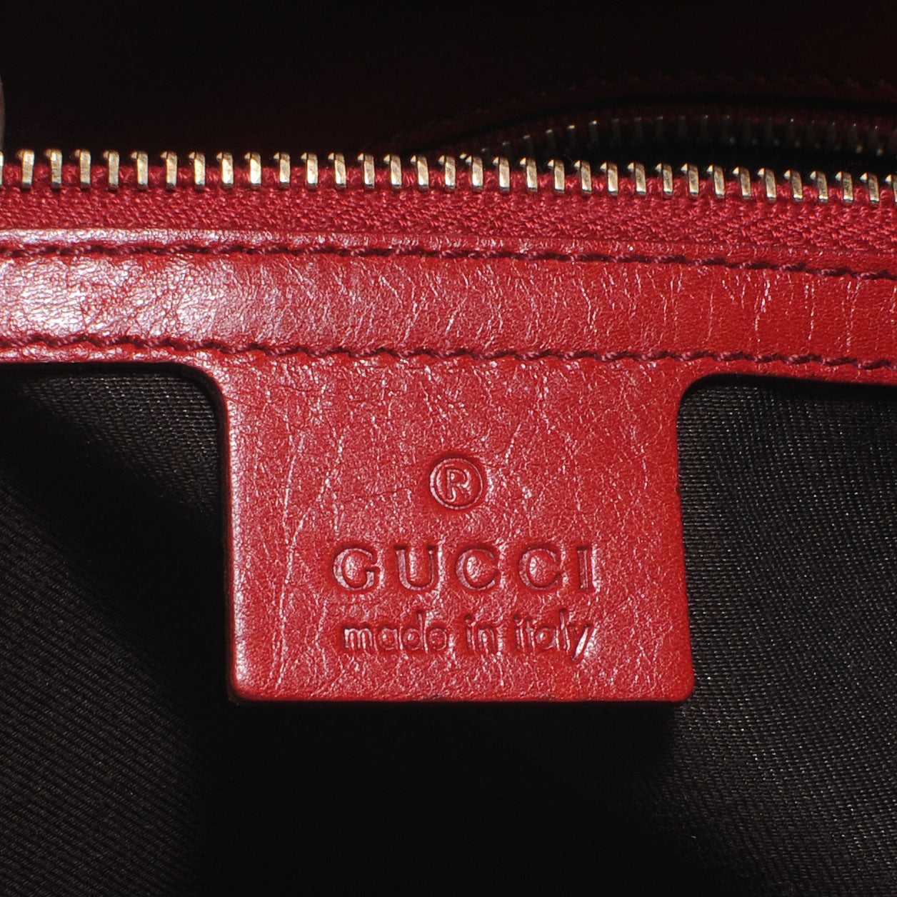 Leather Horsebit Flap Red