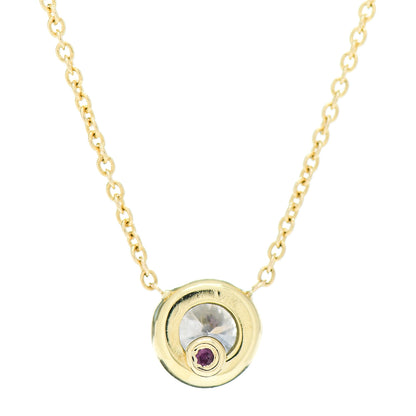 Roberto Coin 18K Yellow Gold Diamond .25ct Diamonds By The Inch Necklace 4 of 5
