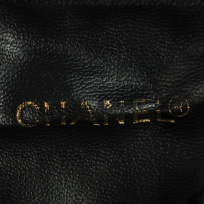 Chanel Caviar Vanity Cosmetic Case Black 6 of 8