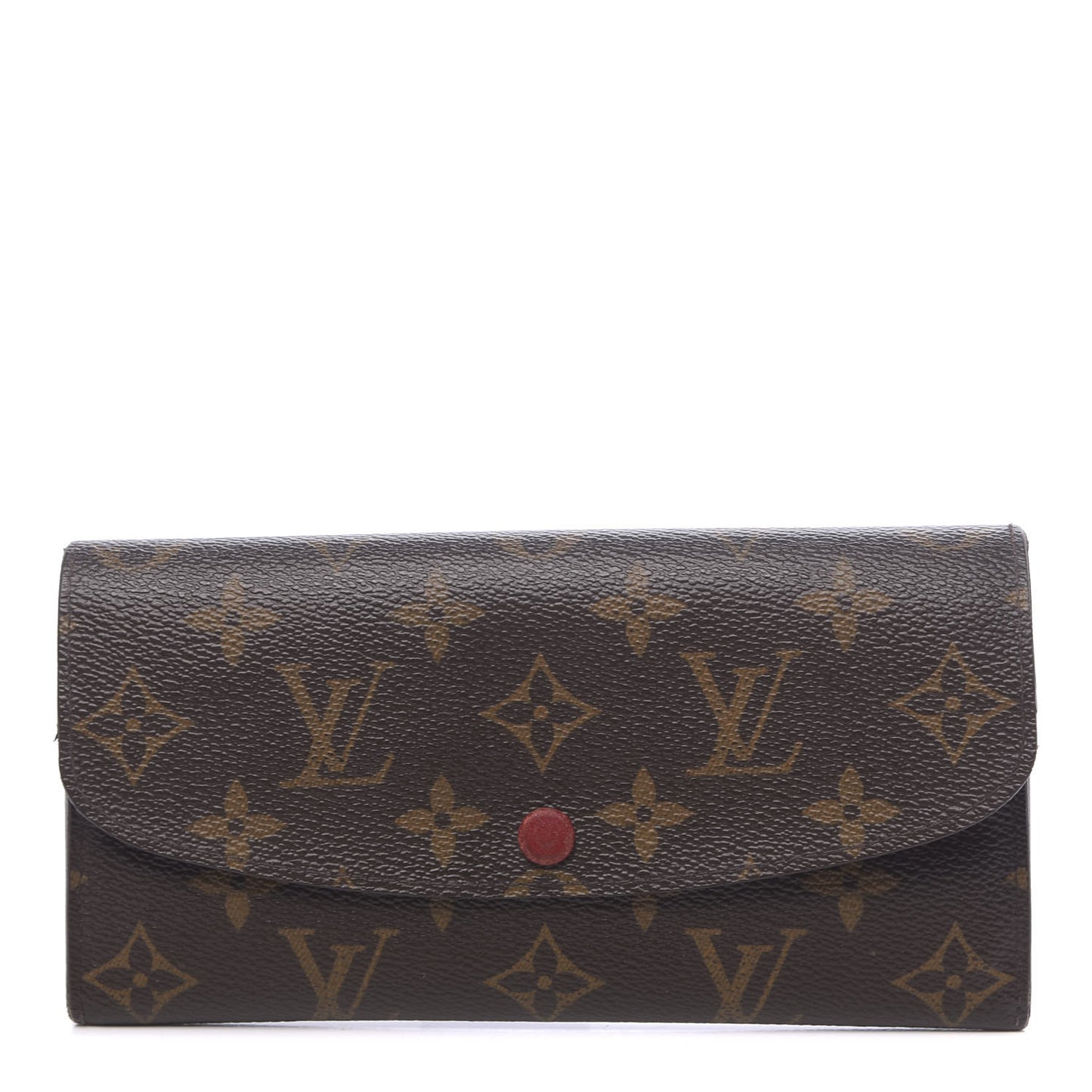 Monogram Emilie Wallet Red
