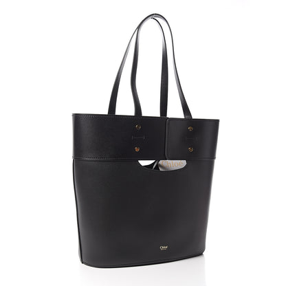 Chloe Smooth Grained Calfskin Medium Aby Tote Black 3 of 9