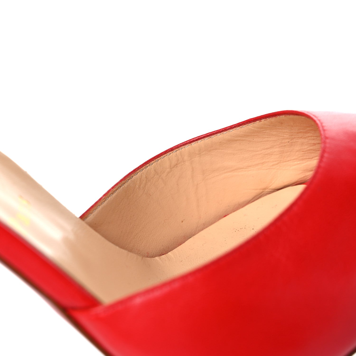 Christian Louboutin Kid Dos Noeud Bow 120 Pumps 38.5 Red 9 of 10