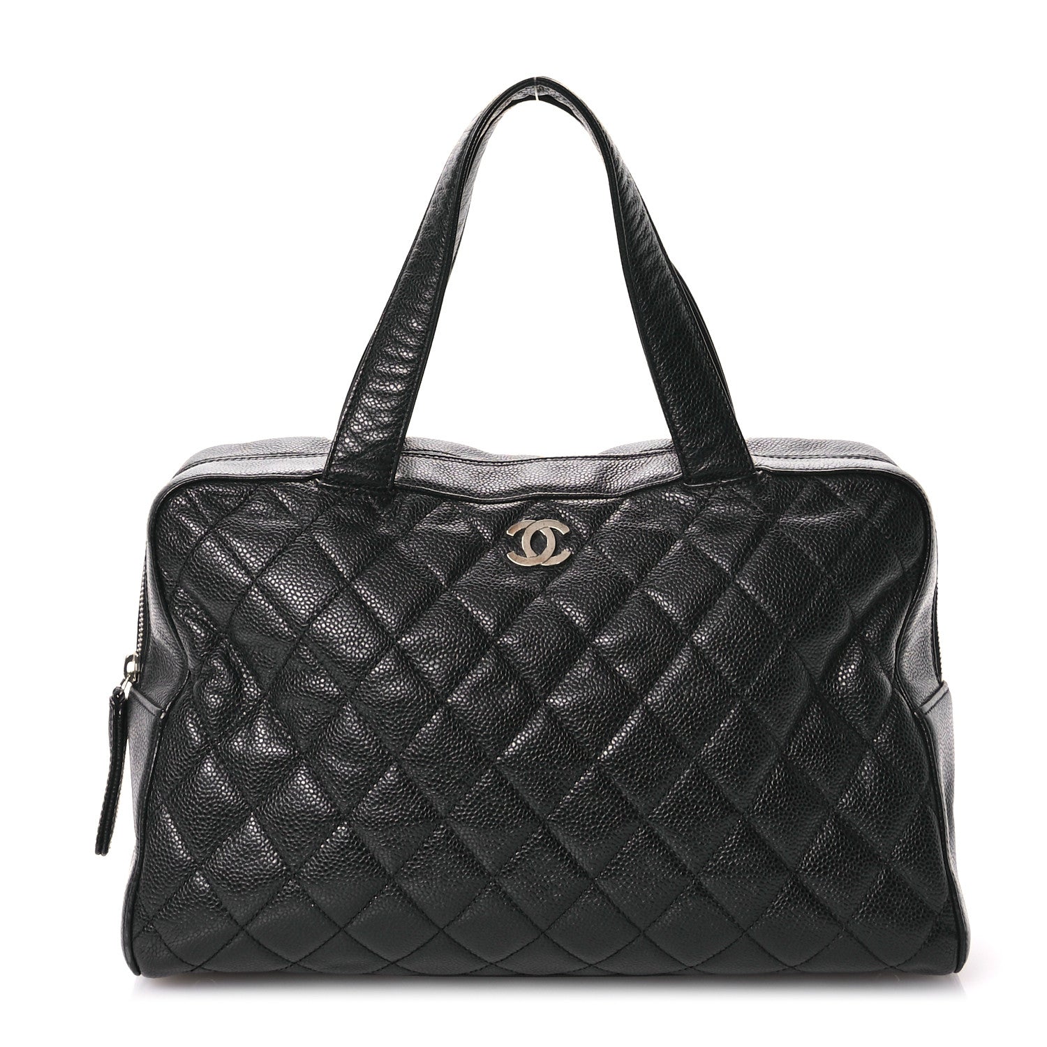 Chanel Caviar Quilted Bowler Black 1 of 11