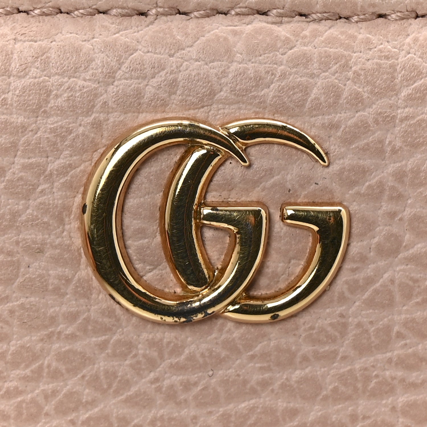 Gucci Dollar Calfskin GG Marmont Zip Around Wallet Perfect Pink 8 of 13