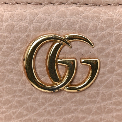 Gucci Dollar Calfskin GG Marmont Zip Around Wallet Perfect Pink 8 of 13