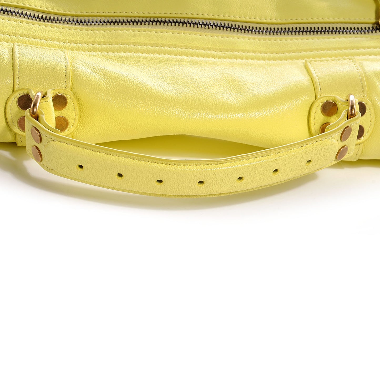 Lambskin PS1 Large Satchel Lemon