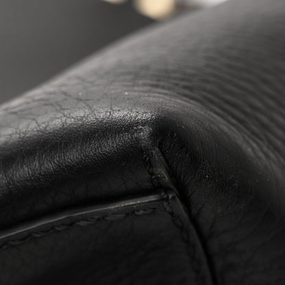 Valentino Garavani Grained Calfskin Rockstud Shoulder Tote Black 10 of 10