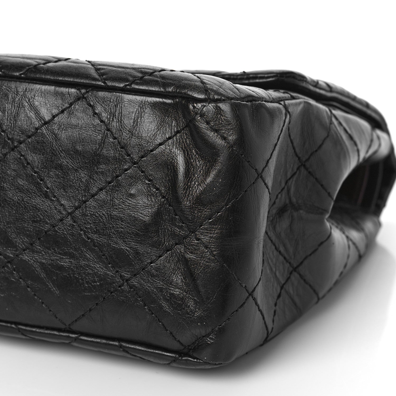 Chanel Aged Calfskin Quilted 2.55 Reissue 227 Flap Black 10 of 11