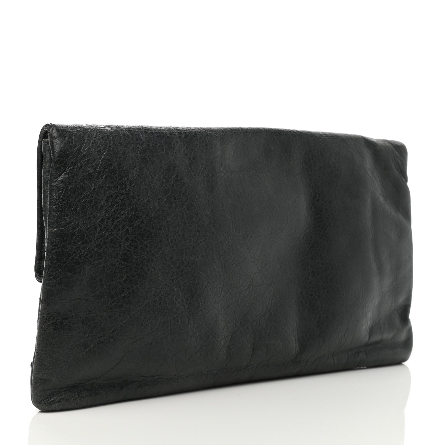 Balenciaga Agneau Giant 21 Rose Gold Hardware Envelope Clutch Anthracite 4 of 8