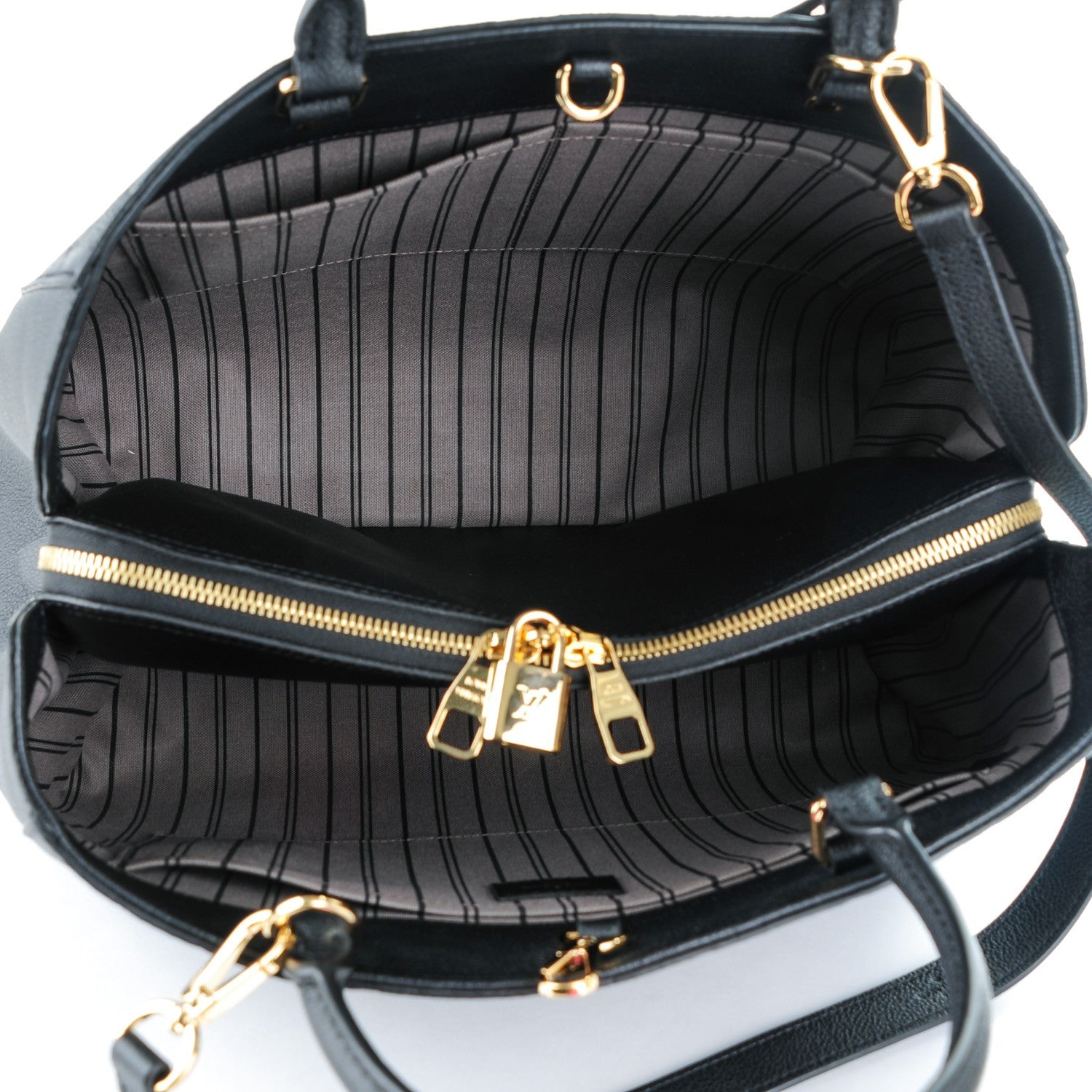 Louis Vuitton Empreinte Montaigne GM Black 5 of 8