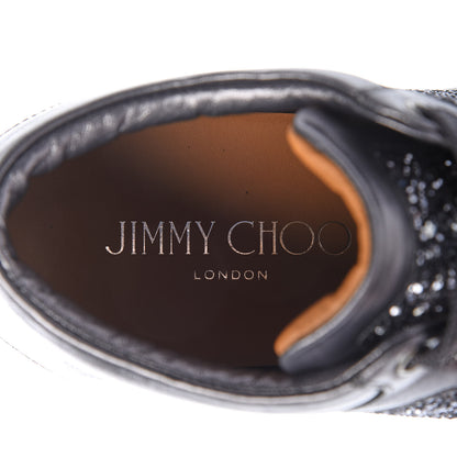 Jimmy Choo Glitter Miami Sneakers 36 Grey 7 of 10