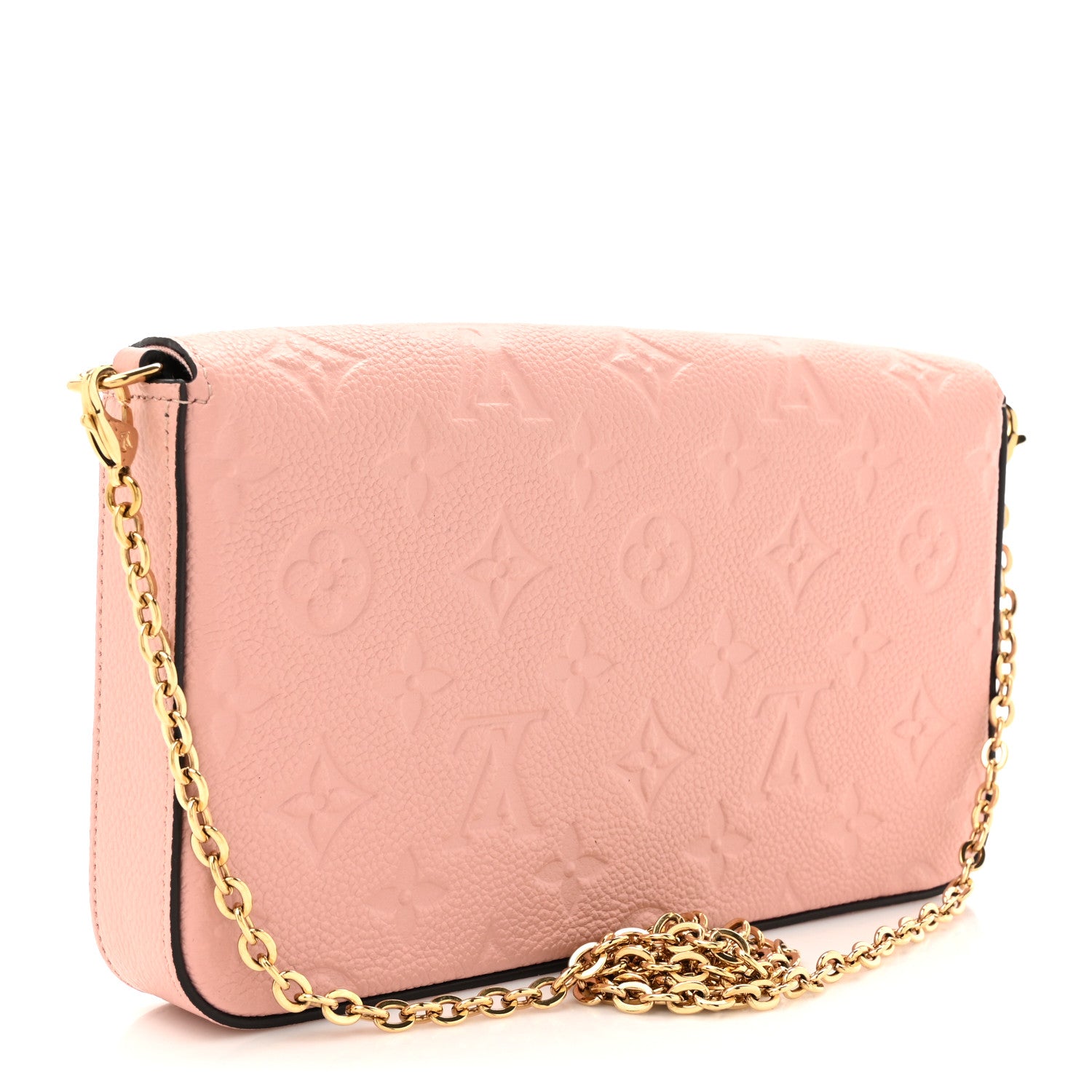 Louis Vuitton Empreinte Pochette Felicie Chain Wallet Rose Poudre 4 of 13