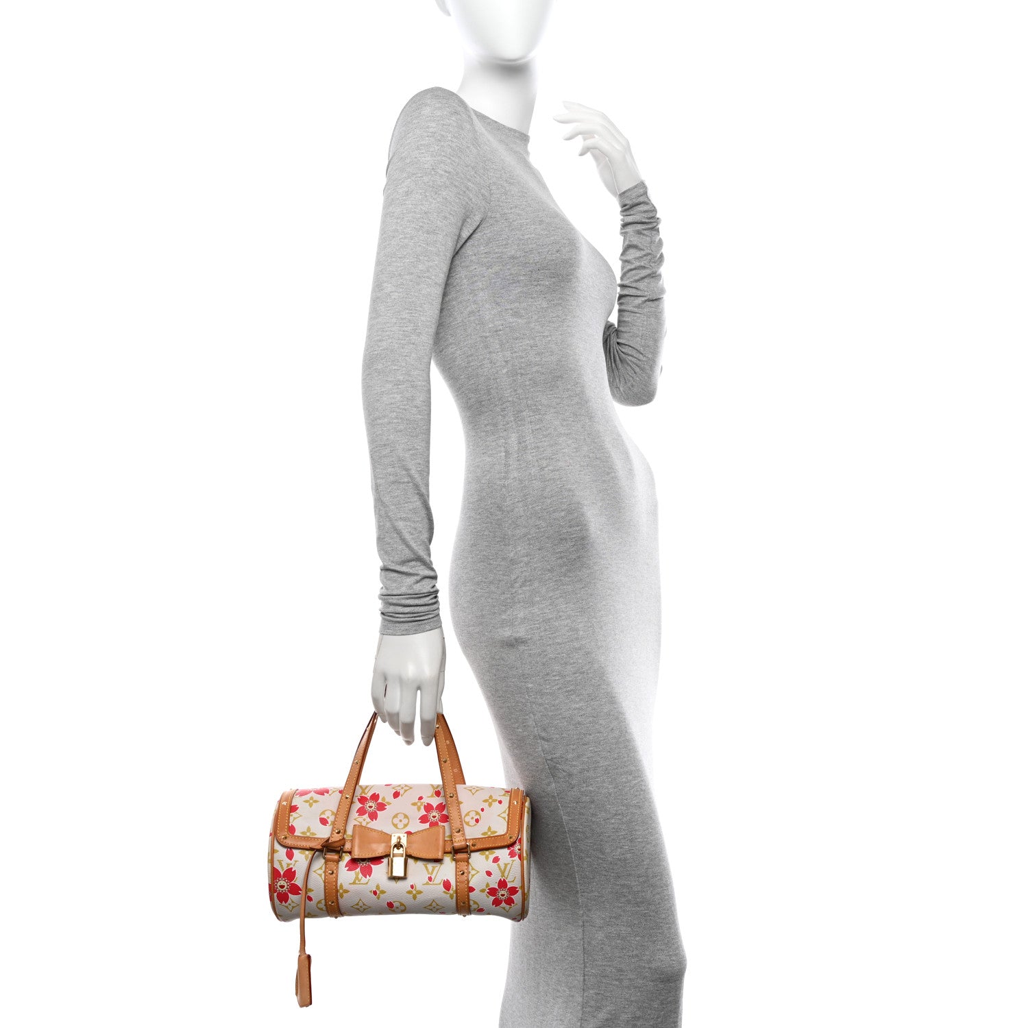 Louis Vuitton LOUIS VUITTON Monogram Cherry Blossom Papillon Red Creme 2 of 14