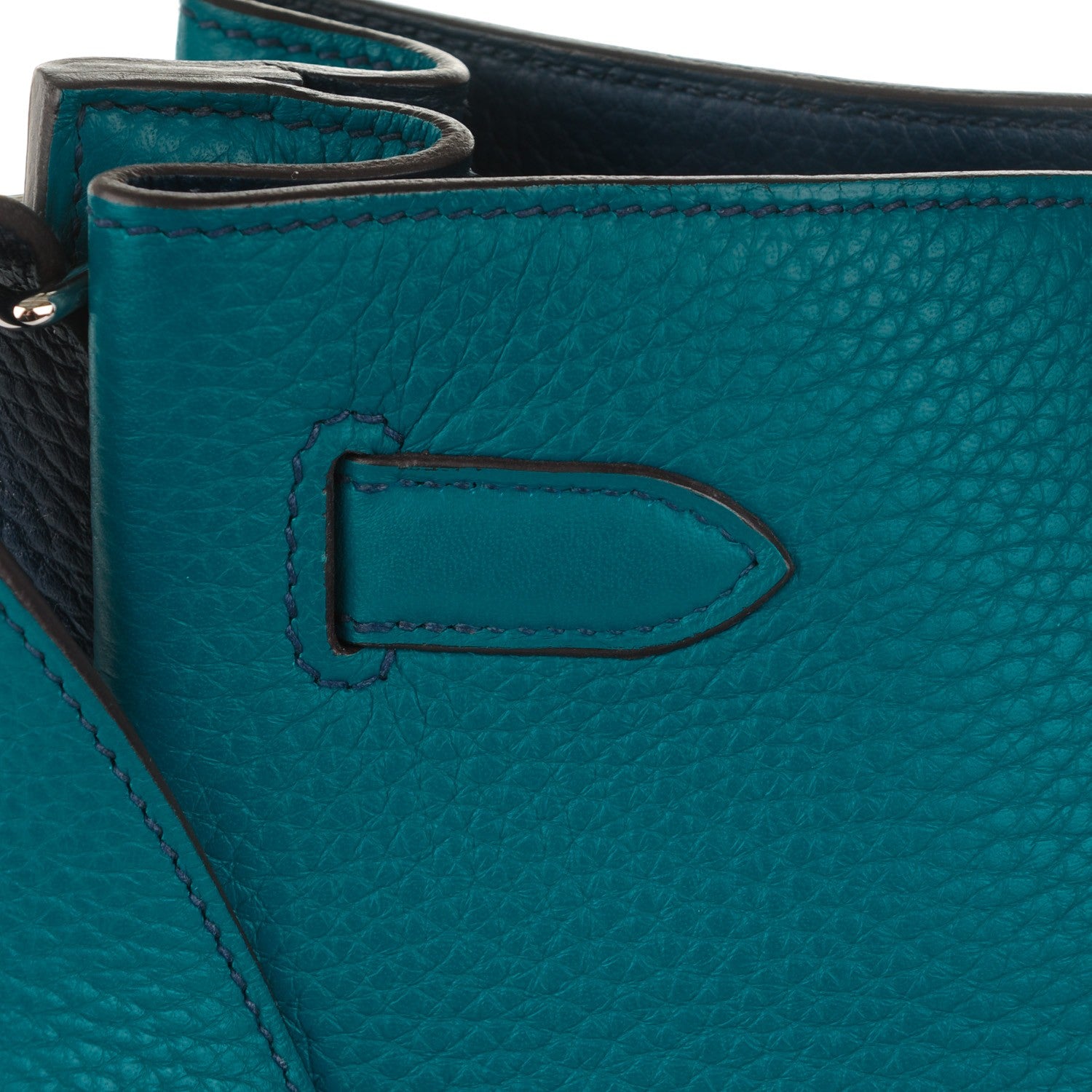 Hermes Taurillon Clemence Eclat So Kelly 22 Bleu Izmir Saphir 9 of 14