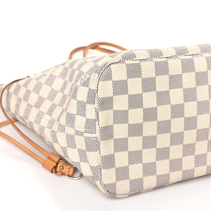 Louis Vuitton Damier Azur Neverfull MM 7 of 9