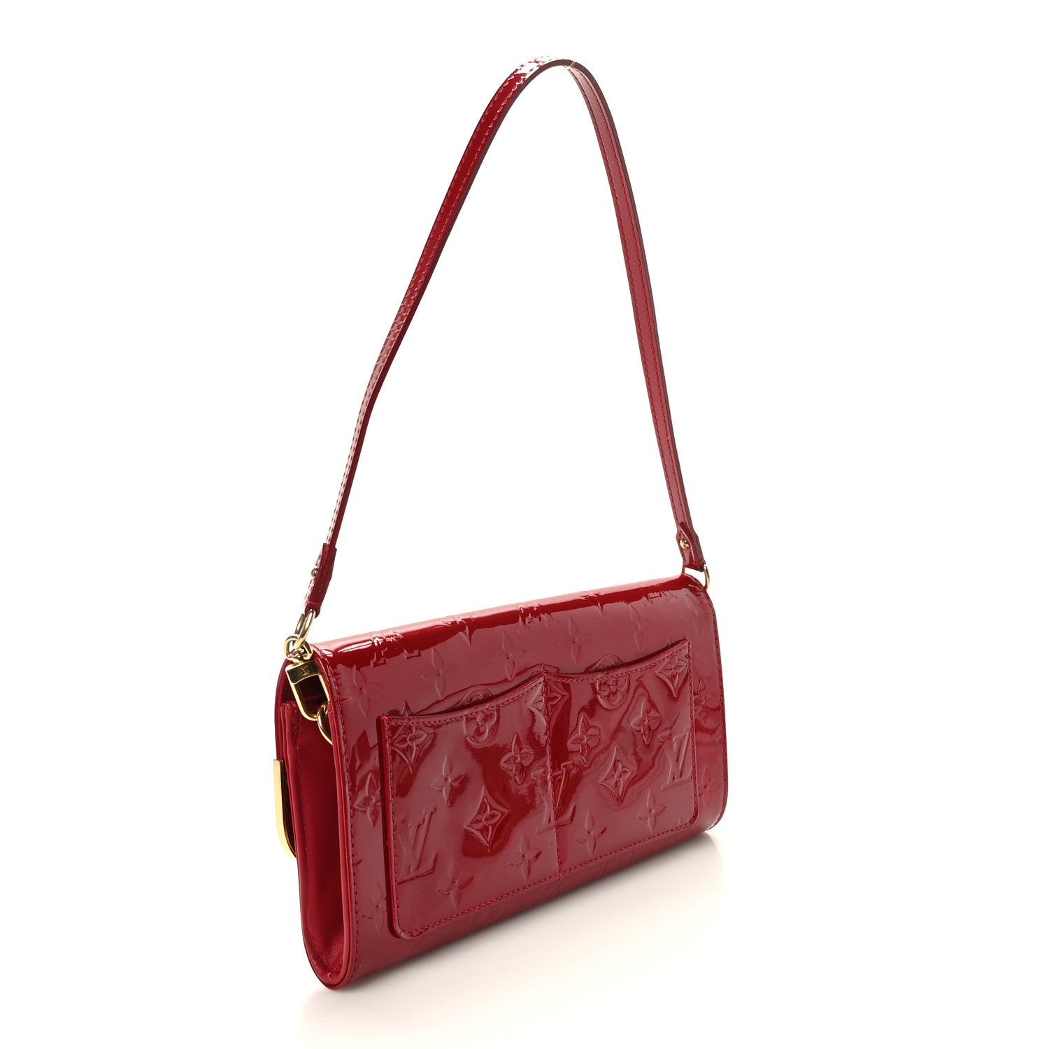 Louis Vuitton Vernis Rossmore MM Pomme D'Amour 3 of 8
