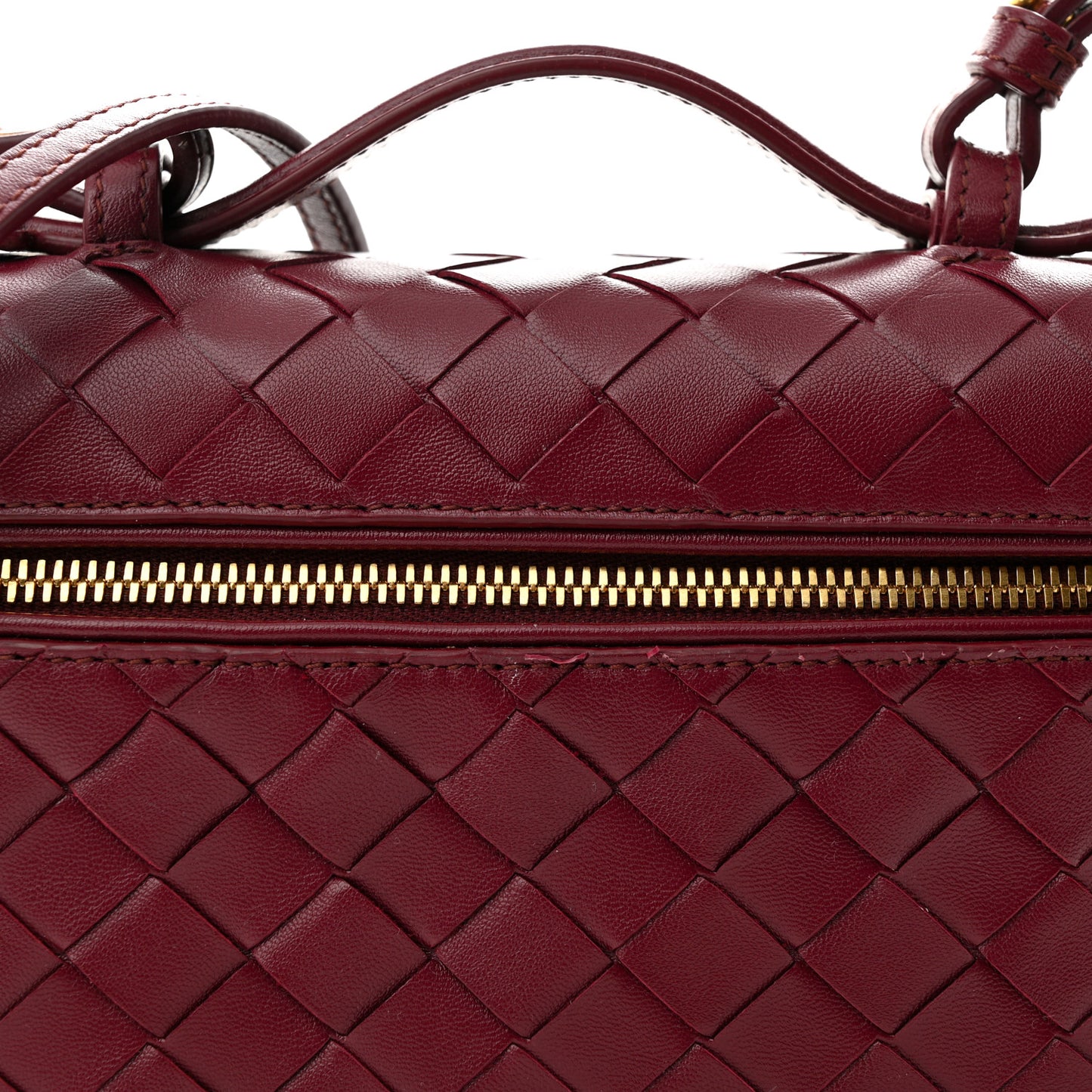 Nappa Intrecciato Bang Bang Vanity Case Barolo