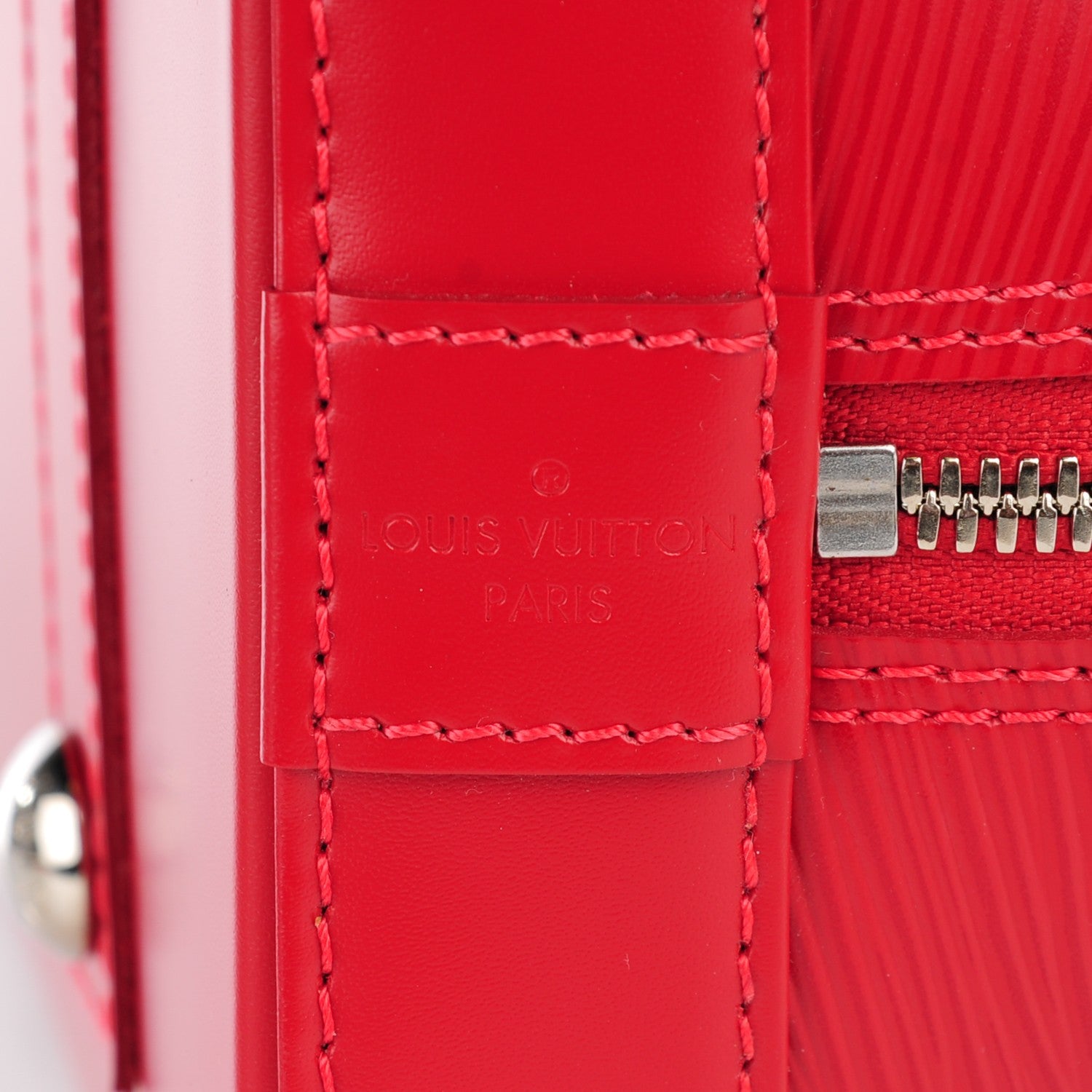 Louis Vuitton Epi Alma PM Carmine 6 of 9