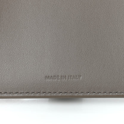 Celine Grained Calfskin Medium Multifunction Strap Wallet Pebble Mineral 6 of 8