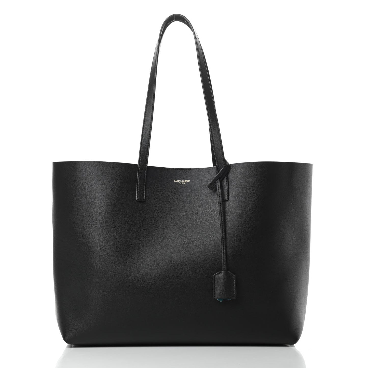 Calfskin Large Shopping Tote Black