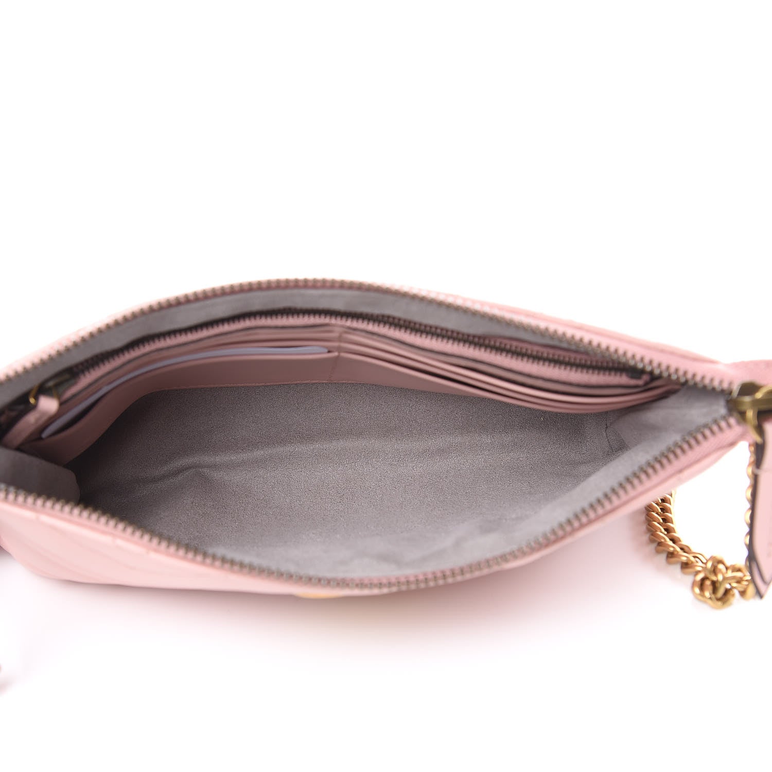 Gucci Calfskin Matelasse Mini GG Marmont Chain Bag Perfect Pink 5 of 10