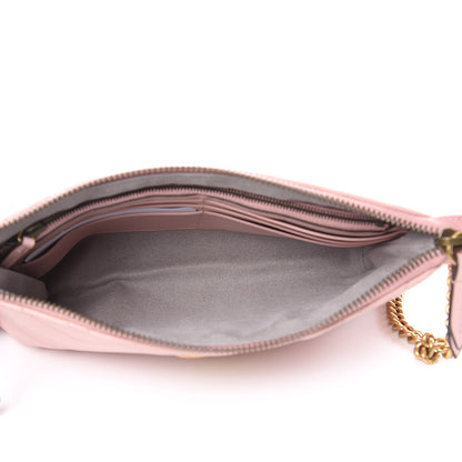 Gucci Calfskin Matelasse Mini GG Marmont Chain Bag Perfect Pink 5 of 10