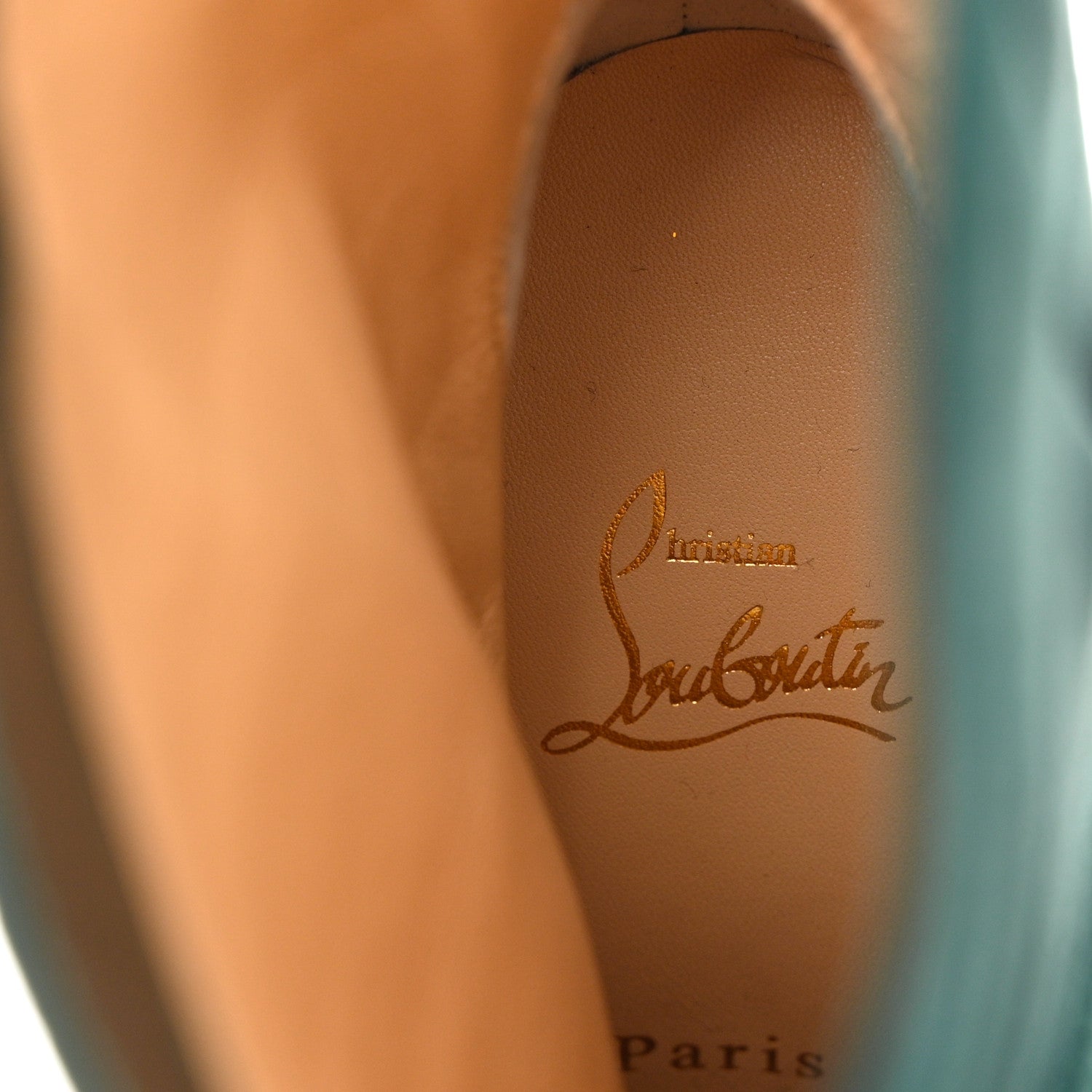 Christian Louboutin Veau Velours Astrilarge 100 Booties 37.5 Green 6 of 7