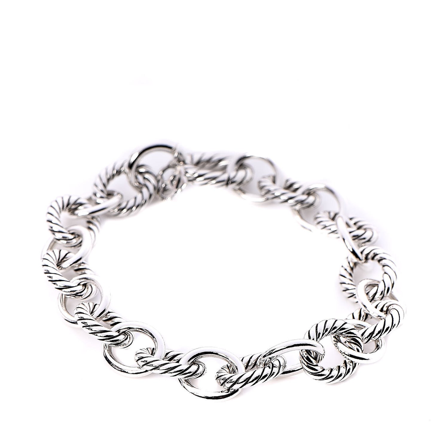 Sterling Silver 10mm Medium Oval Link Bracelet