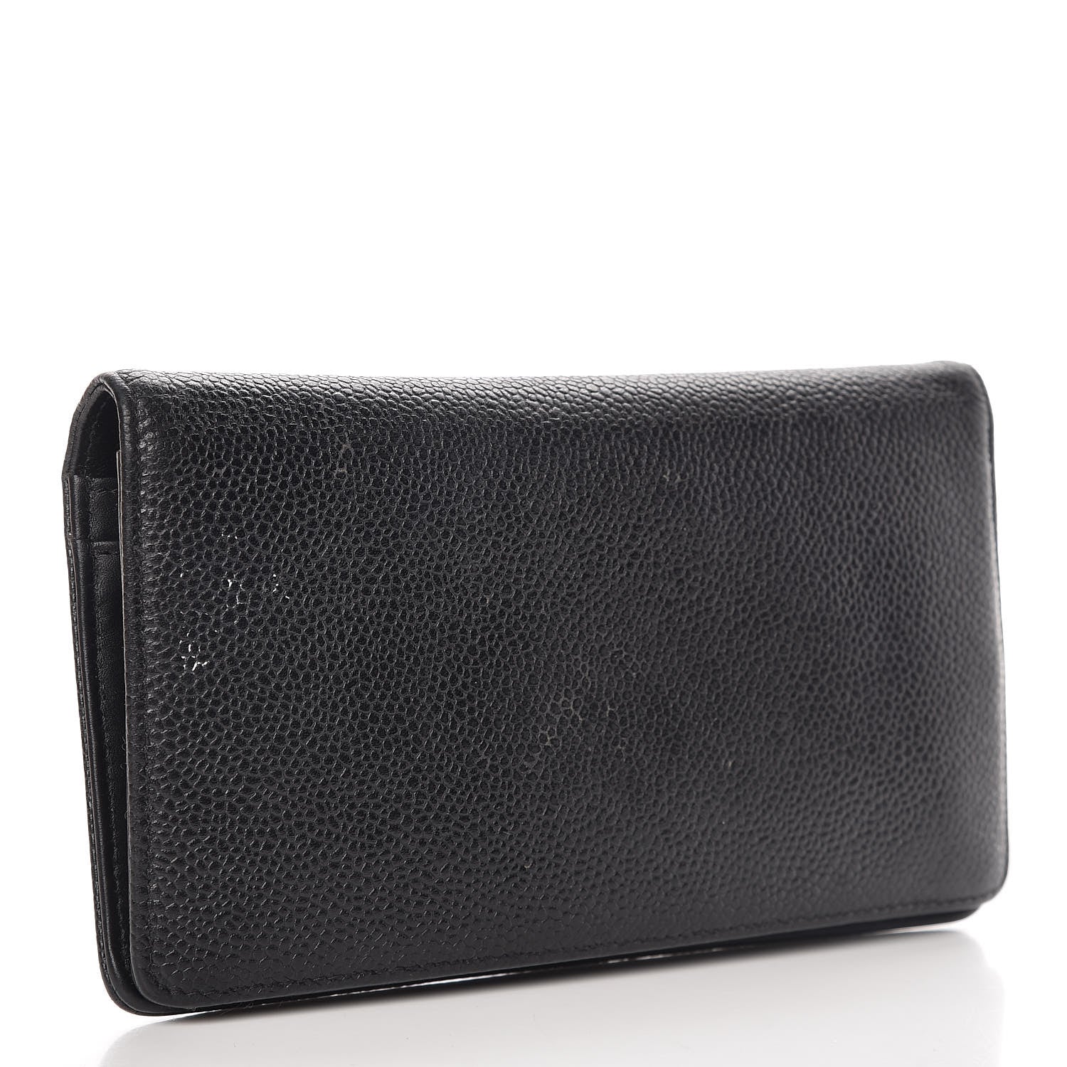 Chanel Caviar Timeless CC Yen Wallet Black 3 of 16