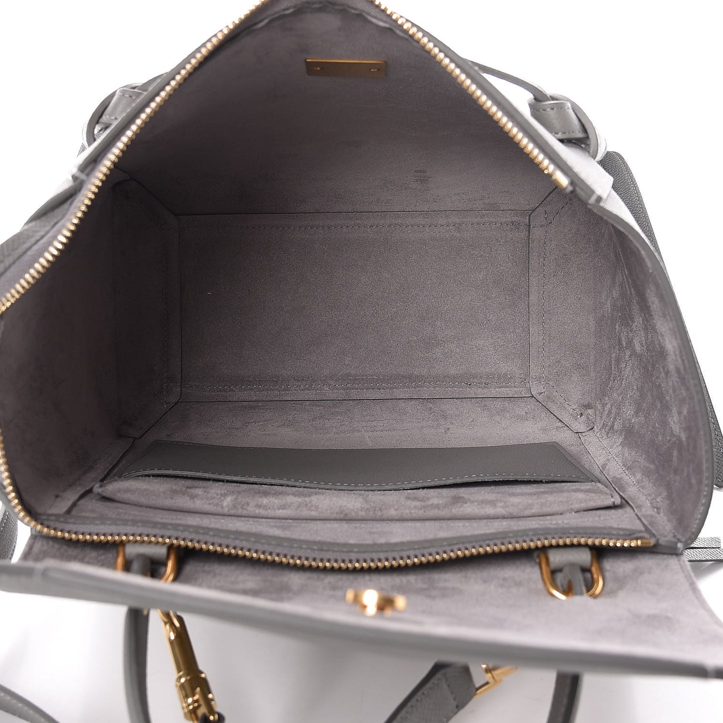 Grained Calfskin Micro Belt Bag Cloud