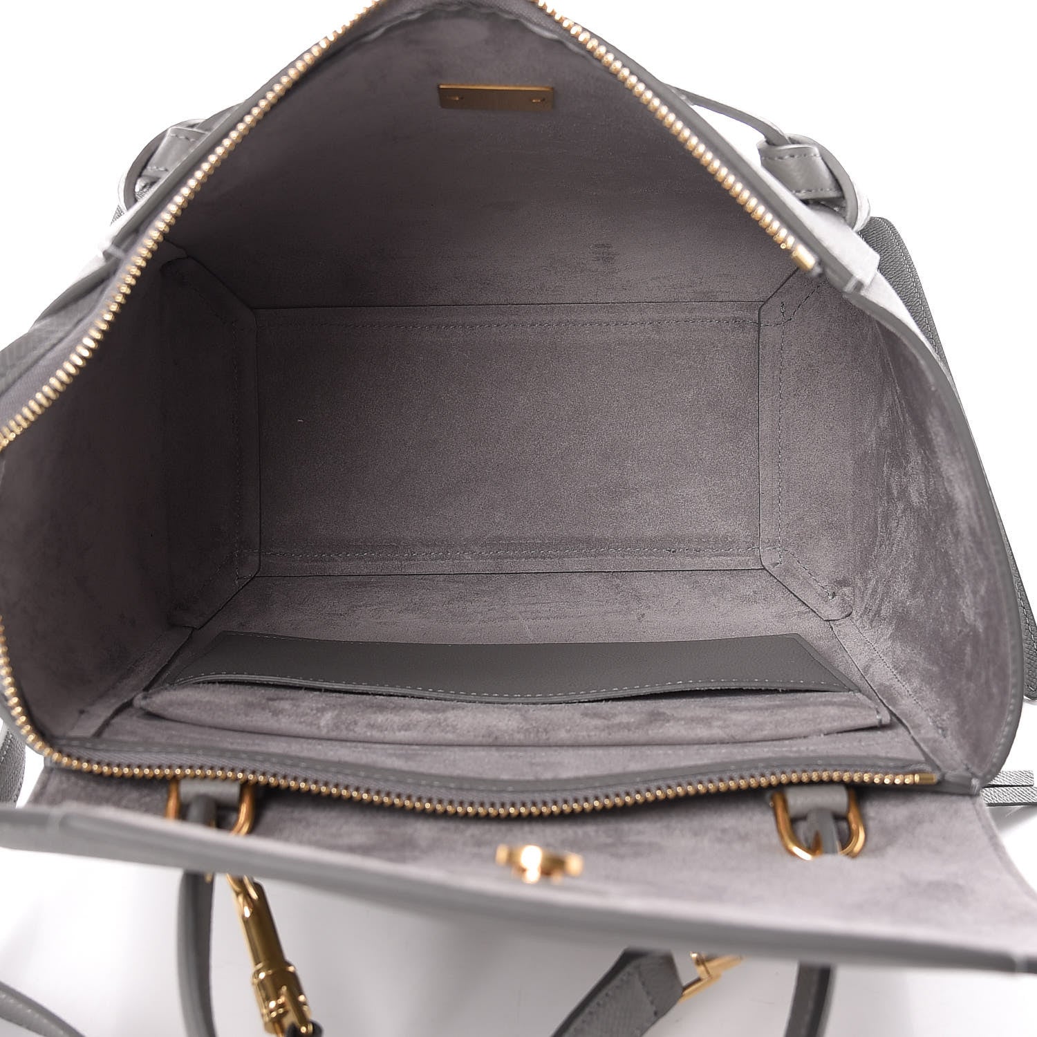 Celine Grained Calfskin Micro Belt Bag Cloud 5 of 11