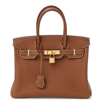 Hermes Togo Birkin 30 Gold 1 of 14