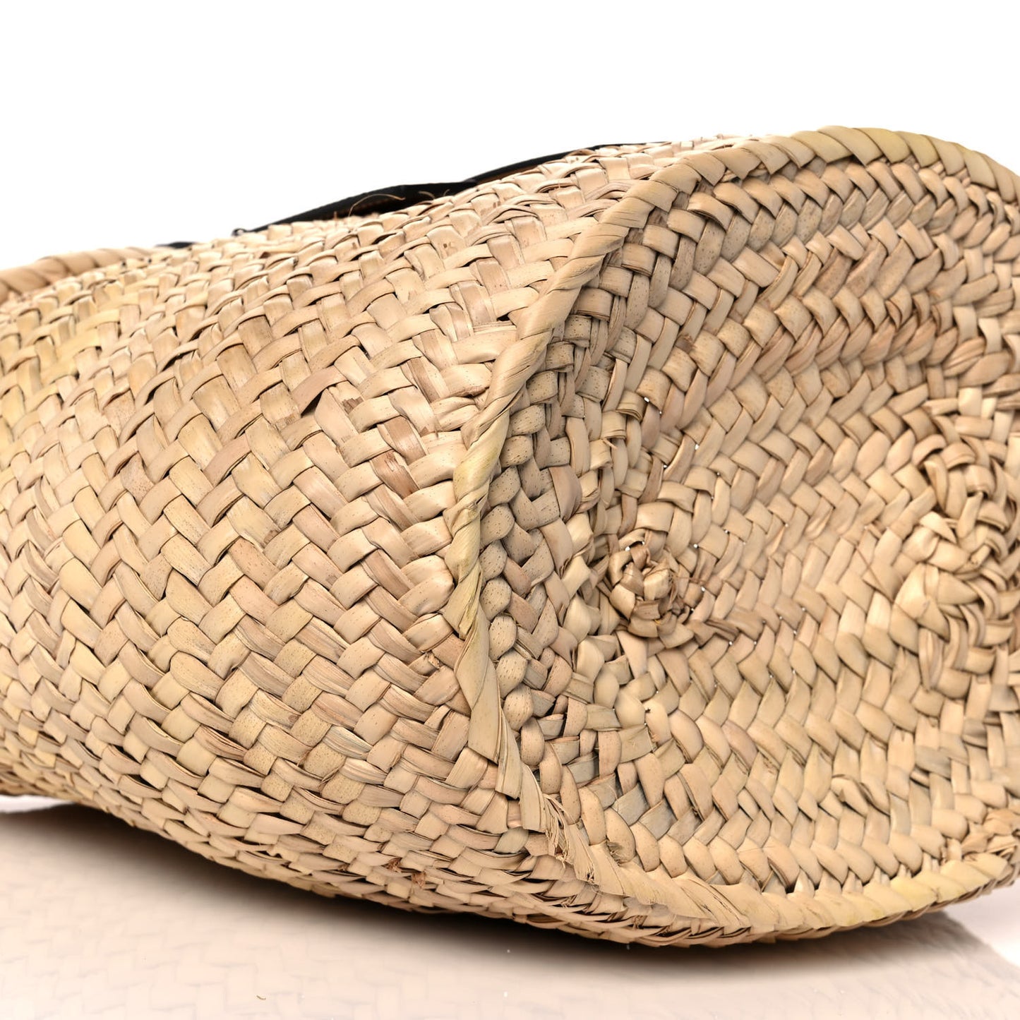 Raffia Basket Tote Bag Natural Tan