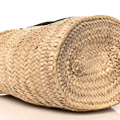 Loewe Raffia Basket Tote Bag Natural Tan 5 of 9