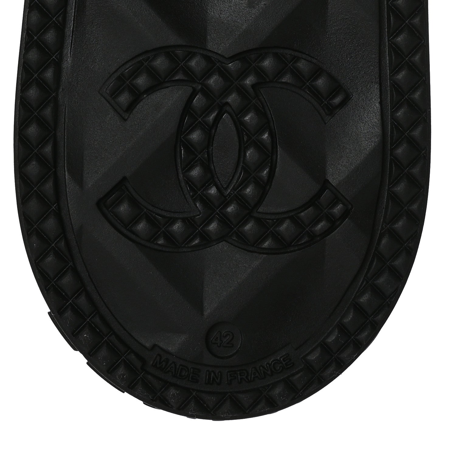 Chanel Caoutchouk CC High Boots 42 Black 8 of 8