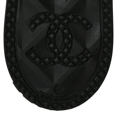 Chanel Caoutchouk CC High Boots 42 Black 8 of 8