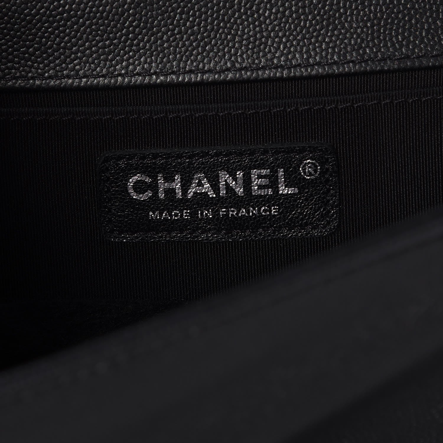 Chanel Caviar Quilted Medium Boy Flap So Black 5 of 7