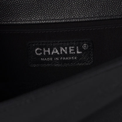 Chanel Caviar Quilted Medium Boy Flap So Black 5 of 7