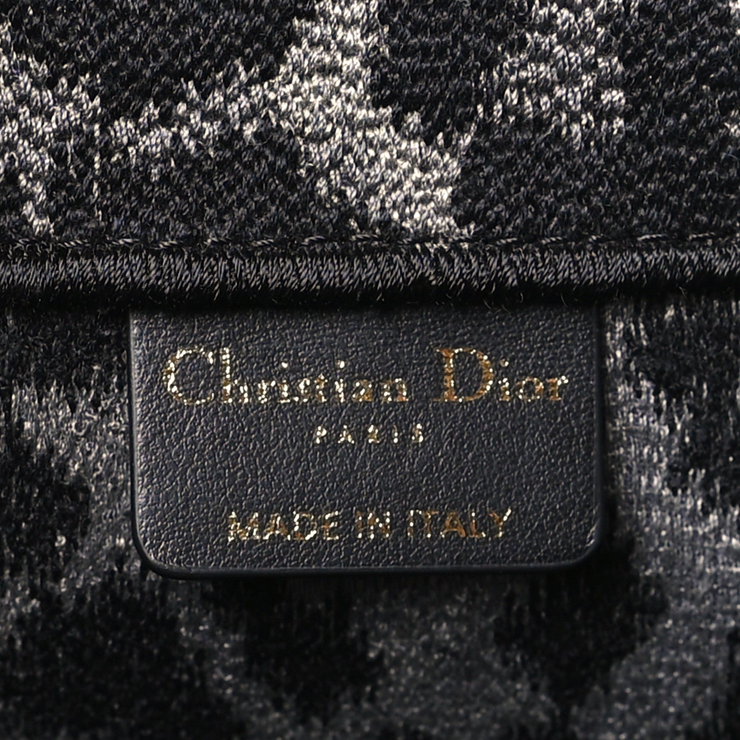 Christian Dior Canvas Mizza Embroidered Large Leopard Book Tote Grey 6 of 9