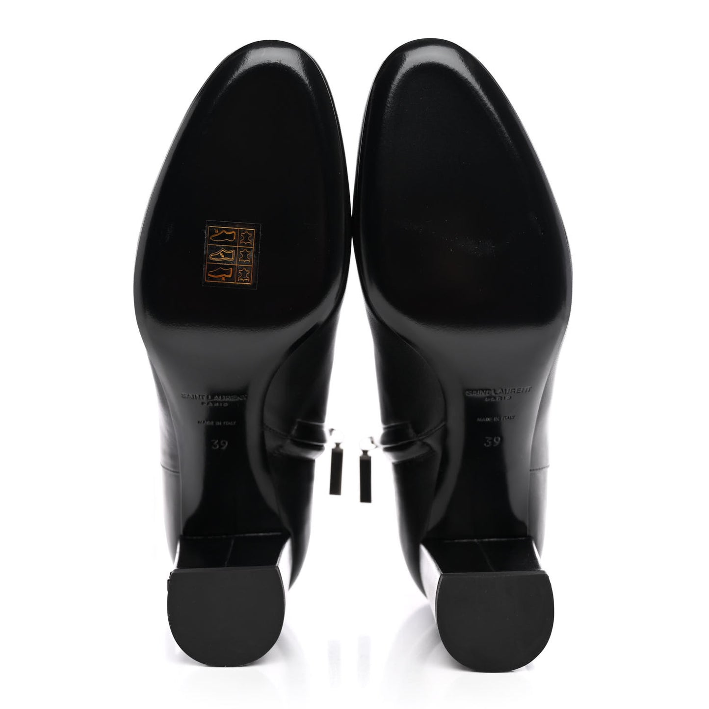 Nappa Vendome Loulou Ankle Zip Boot 39 Black